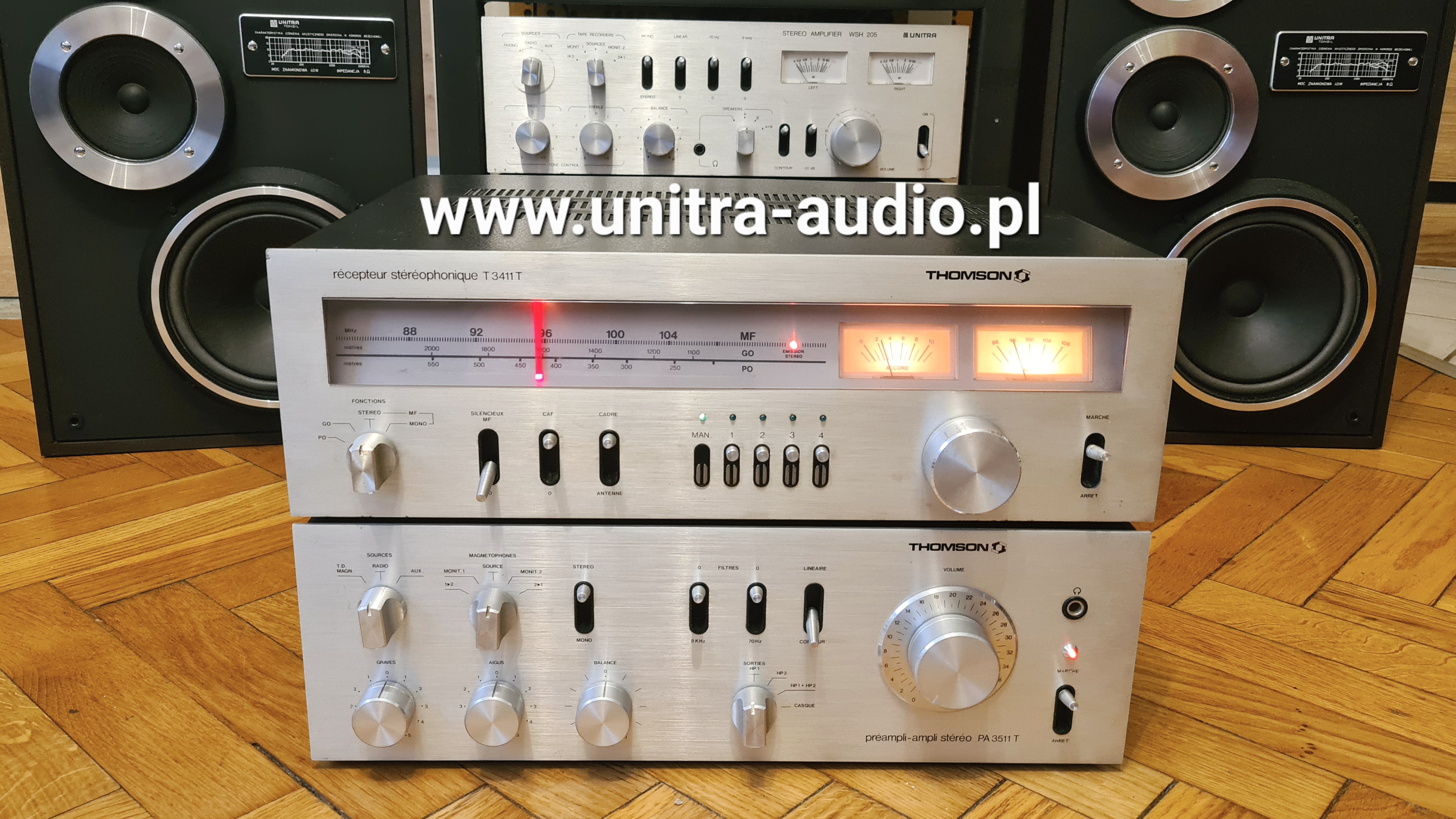 Wzmacniacz FONICA WS-403 + Tuner DIORA TSH 105